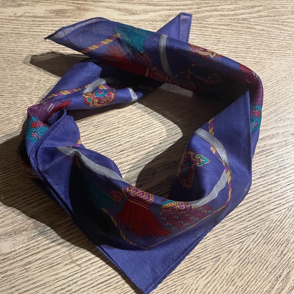 Celine Vibrant Purple Scarf - Picture 1 of 4
